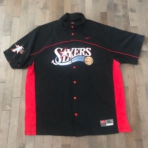 Philadelphia 76Ers XL Nike Warm Up Jersey